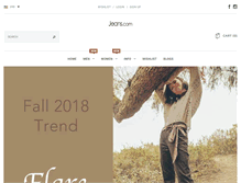 Tablet Screenshot of jeans.com